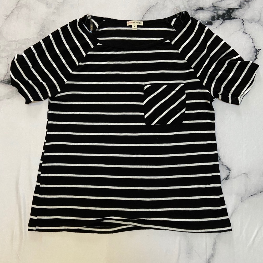 Striped Pocket Tee